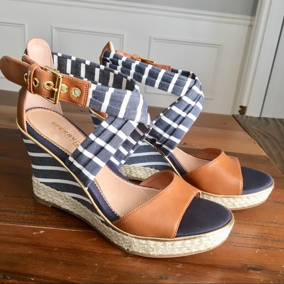 sperry espadrille wedges closed toe